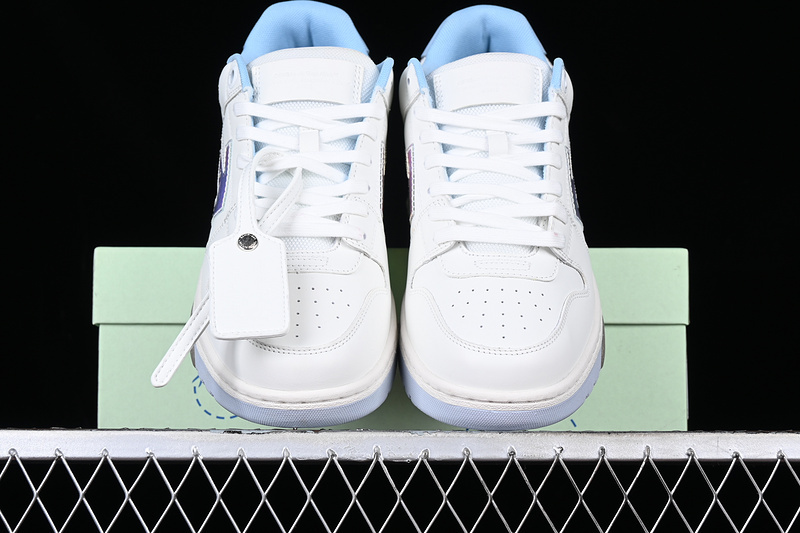 OFF-WHITE Out Of Office leather sneakers