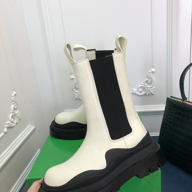 Bottega Veneta Tire Leather Ankle boots