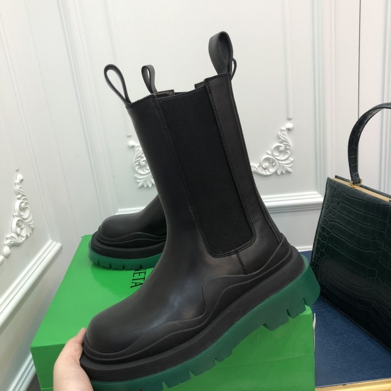 Bottega Veneta Tire Leather Ankle boots