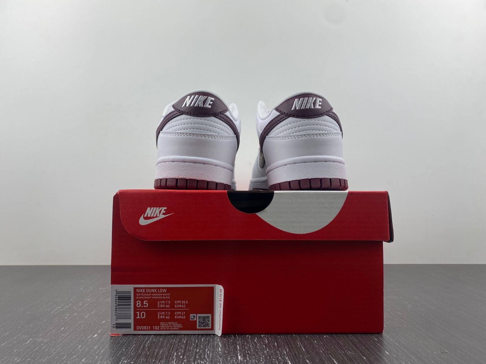 Nike Dunk Low "Night Maroon" DV0831-102