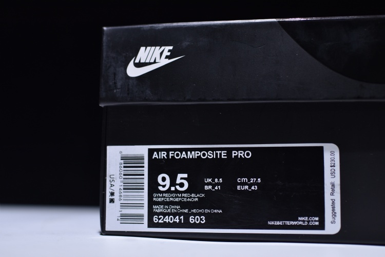 AIR FOAMPOSITE PRO RED OCTOBER 624041-603