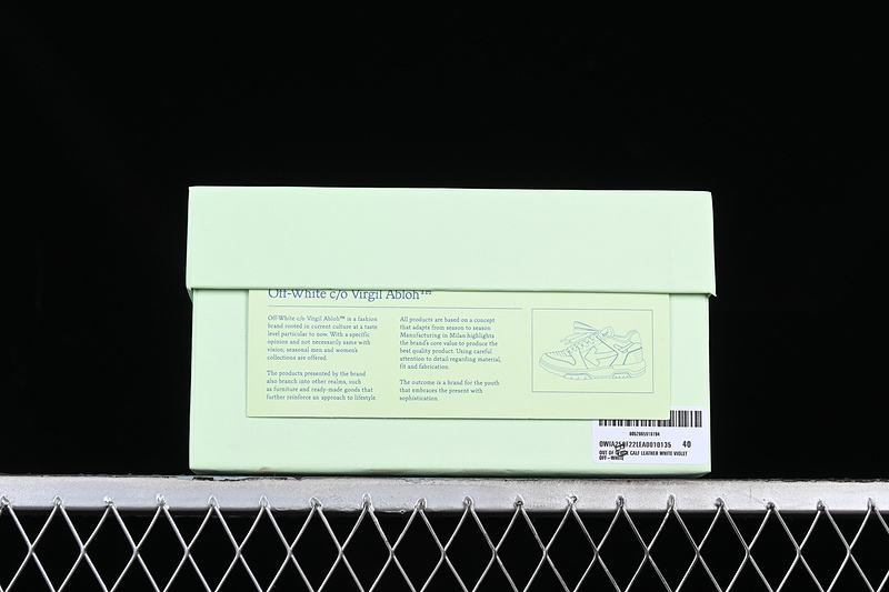 OFF-WHITE Out Of Office leather sneakers