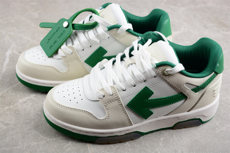 OFF-WHITE Out Of Office leather sneakers