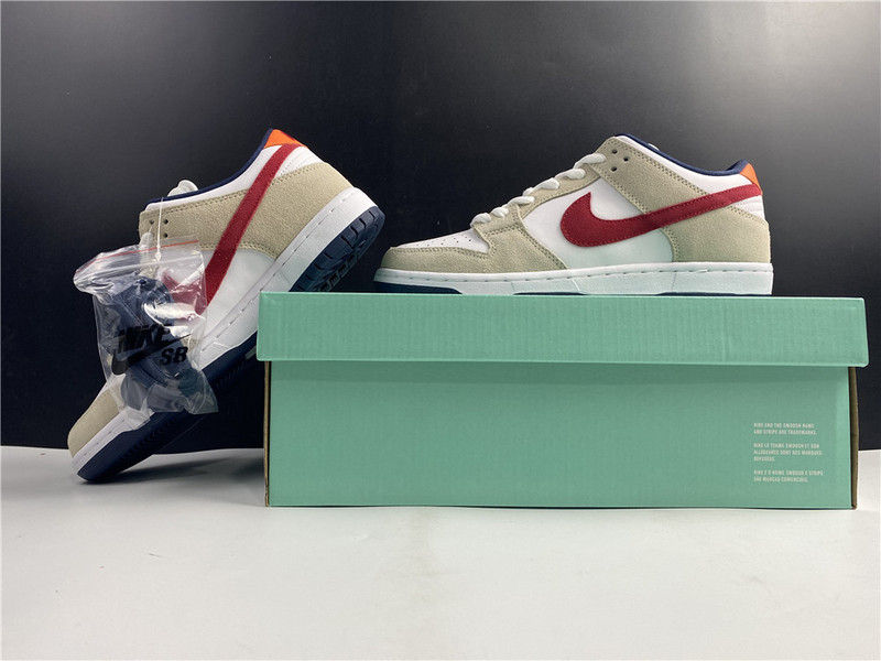 Nike Dunk Low Pro SB White/Varsity Crimson 304292-161