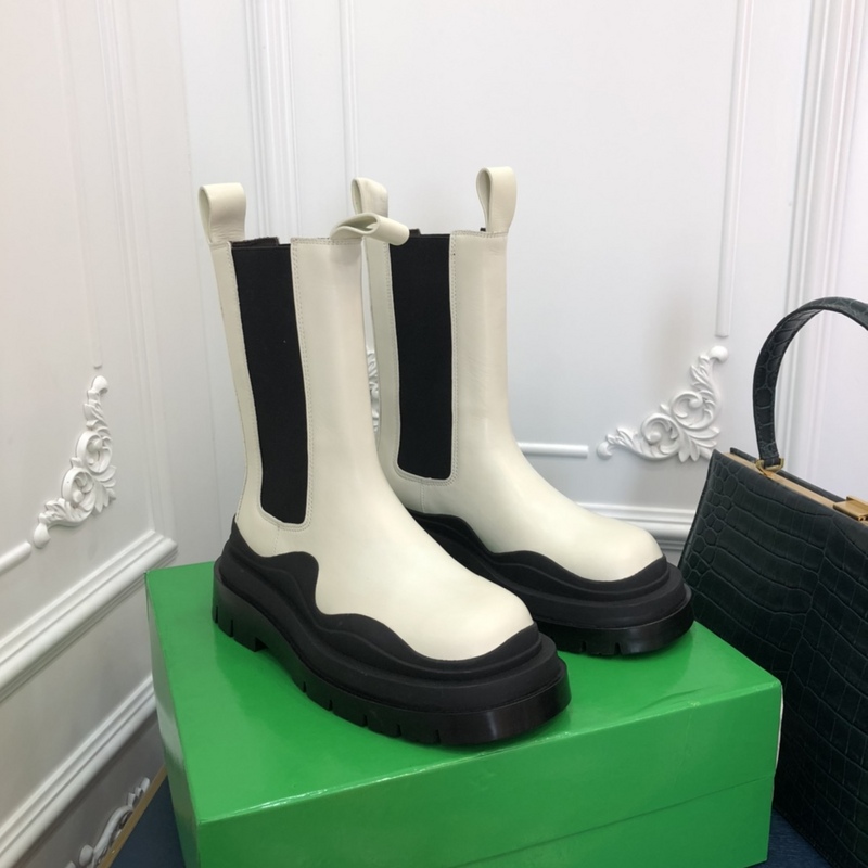 Bottega Veneta Tire Leather Ankle boots