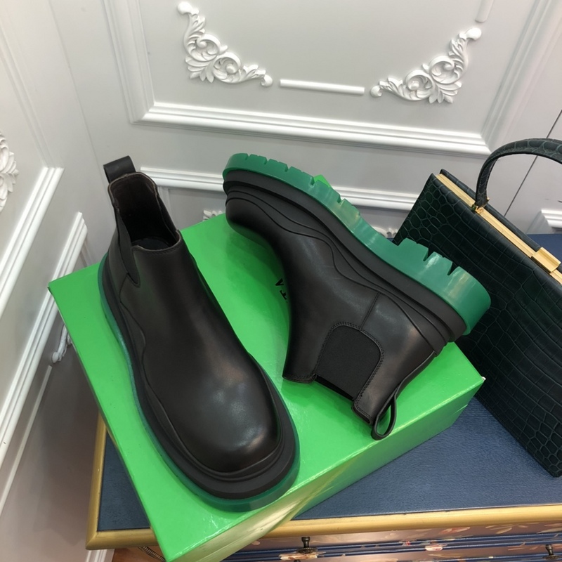 Bottega Veneta Tire Leather Ankle boots