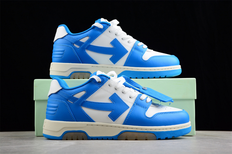 OFF-WHITE Out Of Office leather sneakers