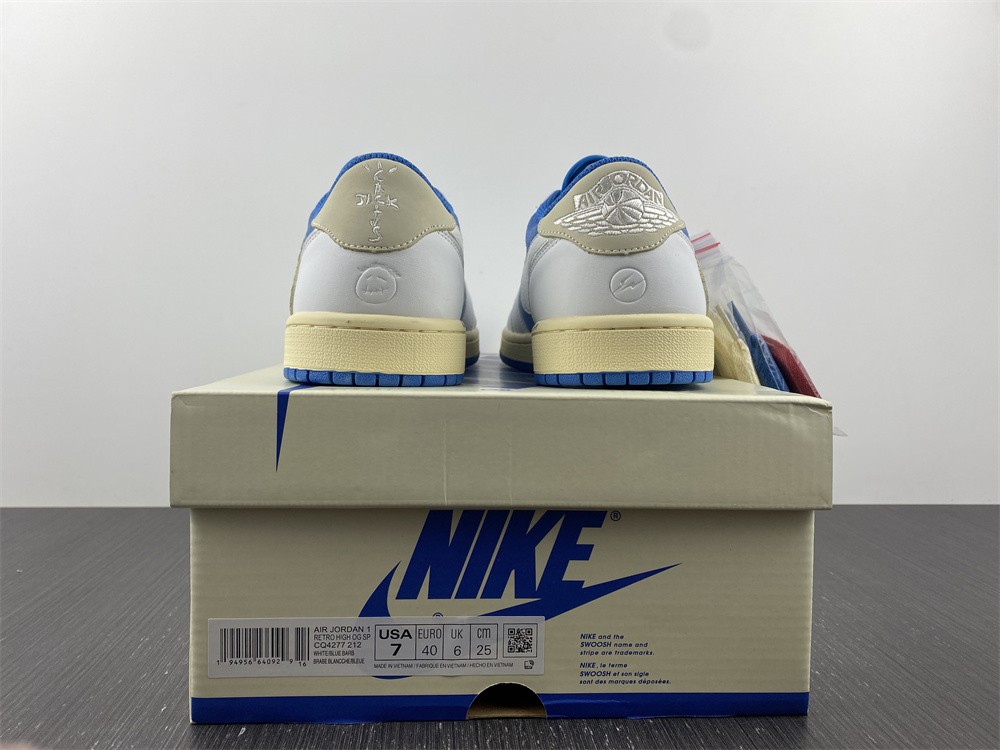TRAVIS SCOTT FRAGMENT AIR JORDAN 1 LOW