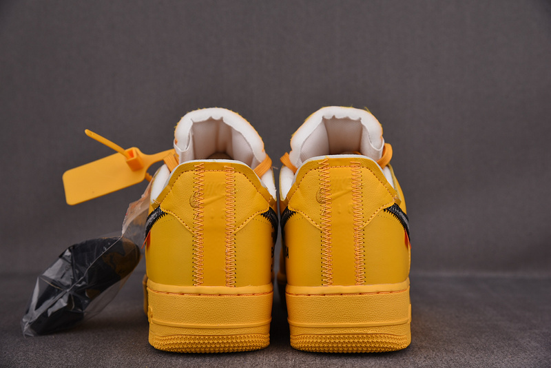 Off-White Nike Air Force 1 Yellow University Gold DD1876-700