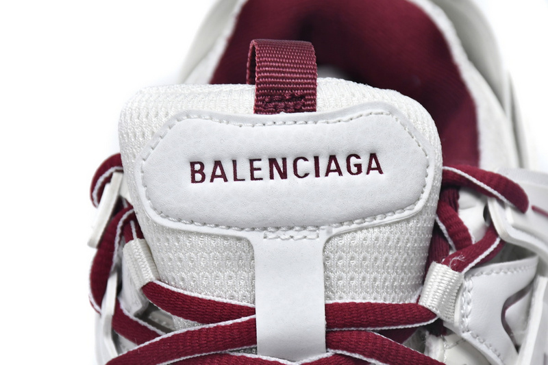 Balenciaga Tess S. White Claret Red 542436 W1JH 1915