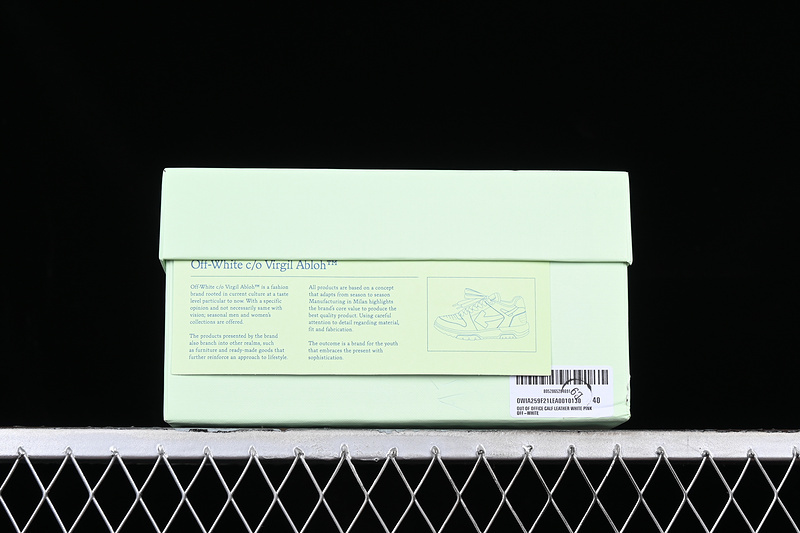 OFF-WHITE Out Of Office leather sneakers