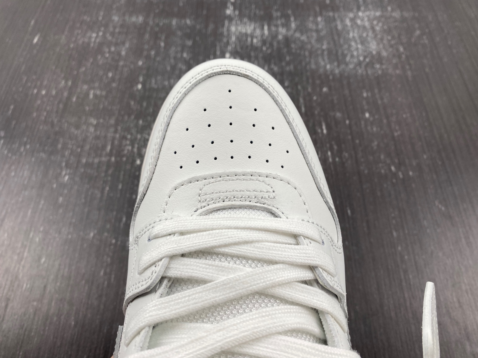 OFF-WHITE Out Of Office leather sneakers