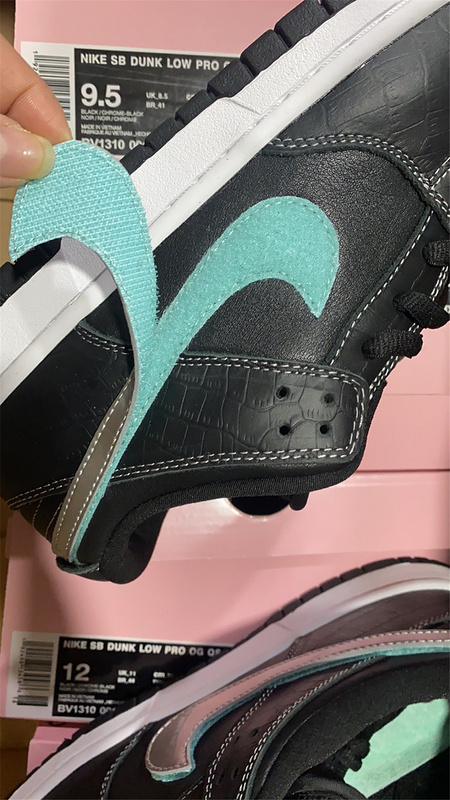 Nike SB Dunk Low Diamond Supply Co Black Diamond BV1310-001