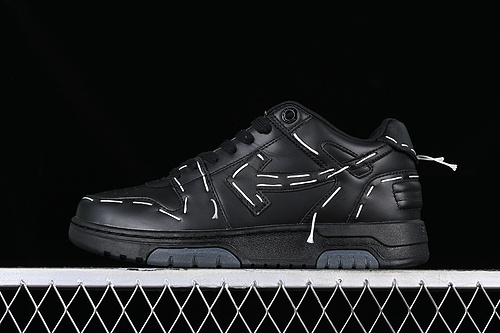 OFF-WHITE Out Of Office leather sneakers