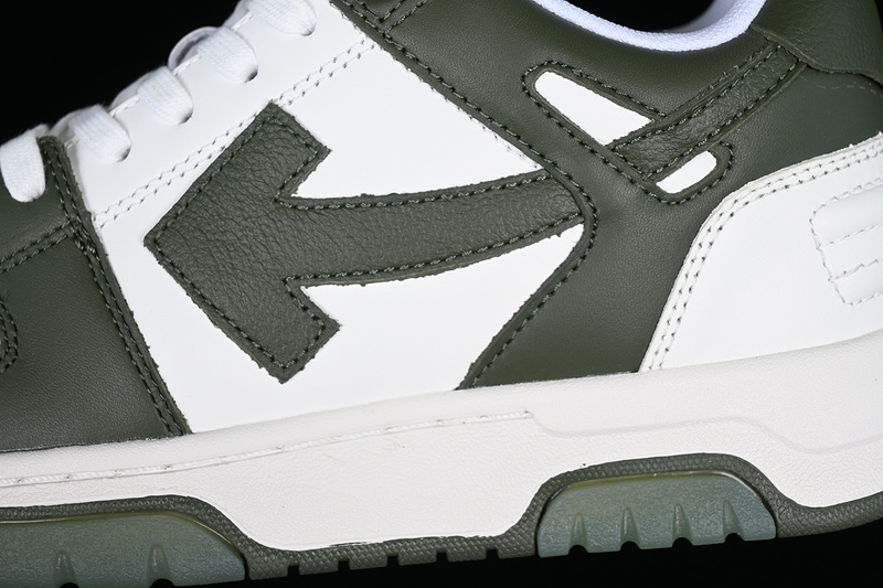 OFF-WHITE Out Of Office leather sneakers