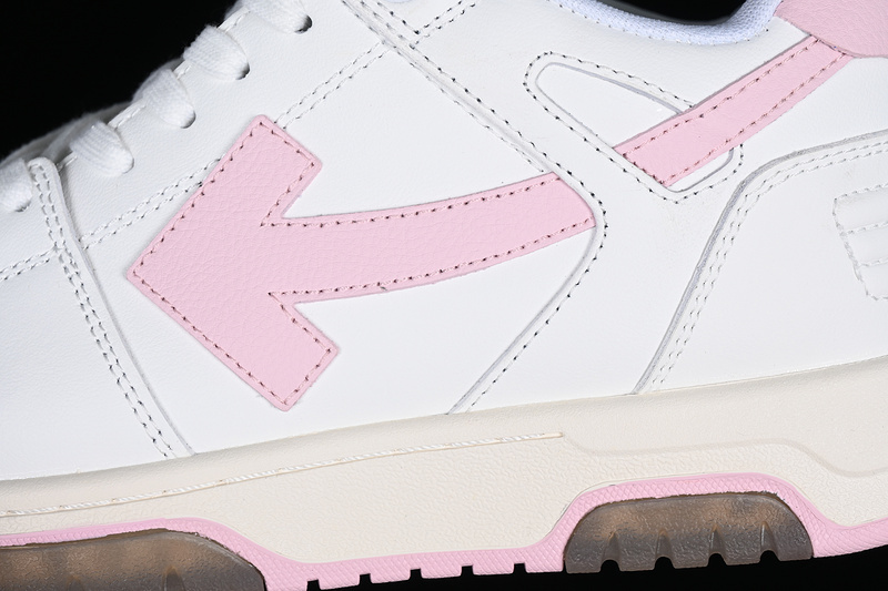 OFF-WHITE Out Of Office leather sneakers