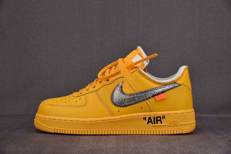 Off-White Nike Air Force 1 Yellow University Gold DD1876-700