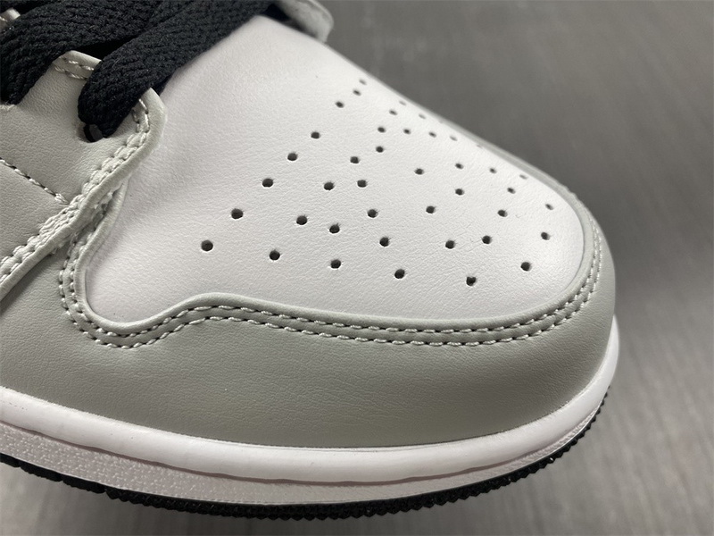 Air Jordan 1 Low White Grey Black Pink 553558-062