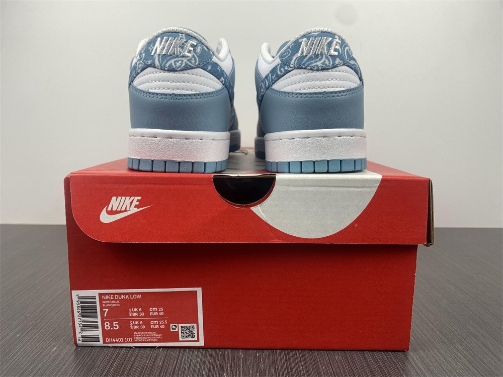 Nike Dunk Low Blue Paisley DH4401-101