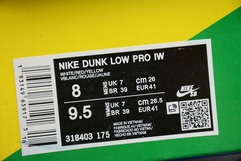 Nike SB Dunk Low Pro IW What the Dunk 318403-175