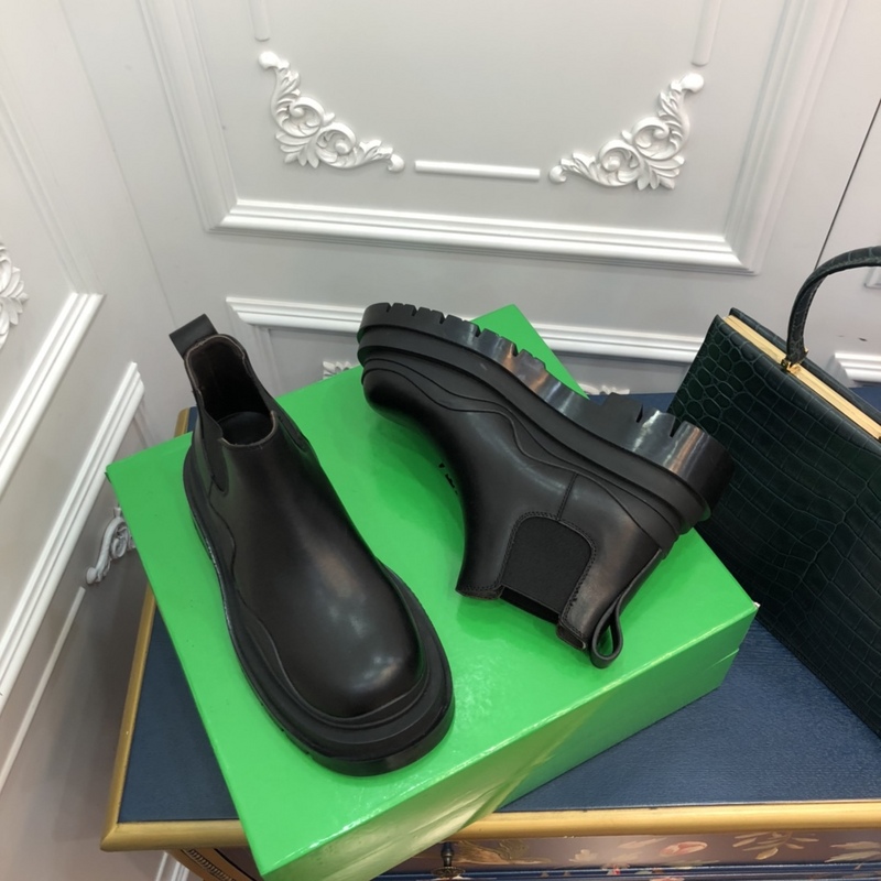 Bottega Veneta Tire Leather Ankle boots