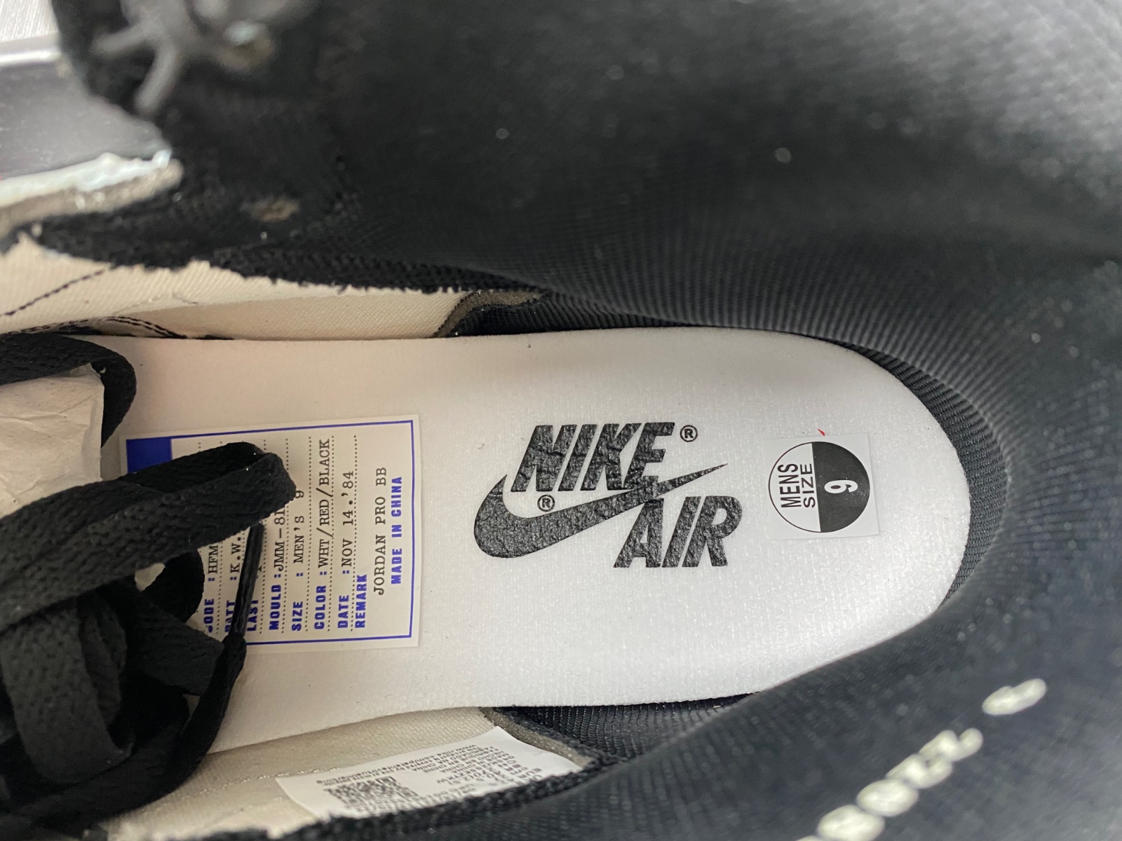 Air Jordan 1 High 85 Black White BQ4422-001