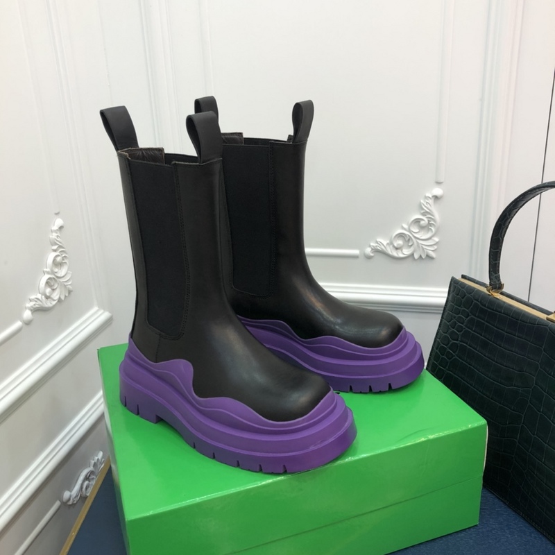 Bottega Veneta Tire Leather Ankle boots