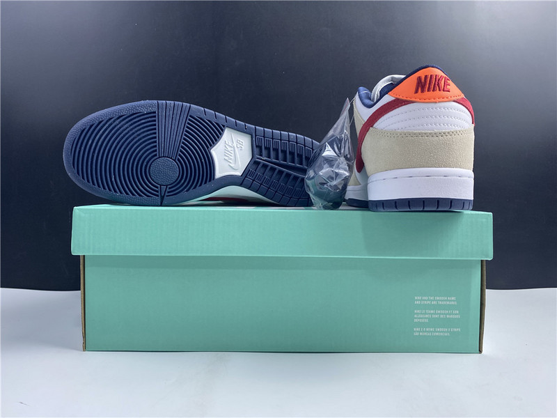 Nike Dunk Low Pro SB White/Varsity Crimson 304292-161