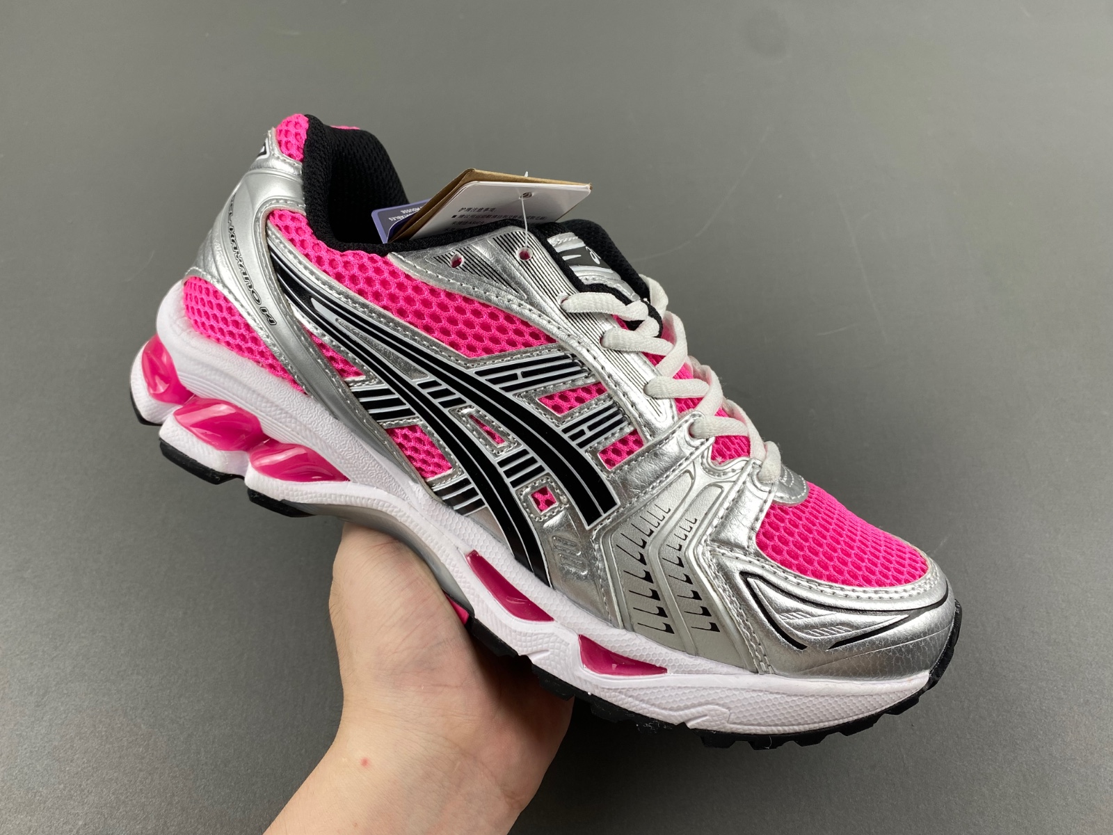 ASICS GEL-Kayano 14 Silver pink black  1201A019-700