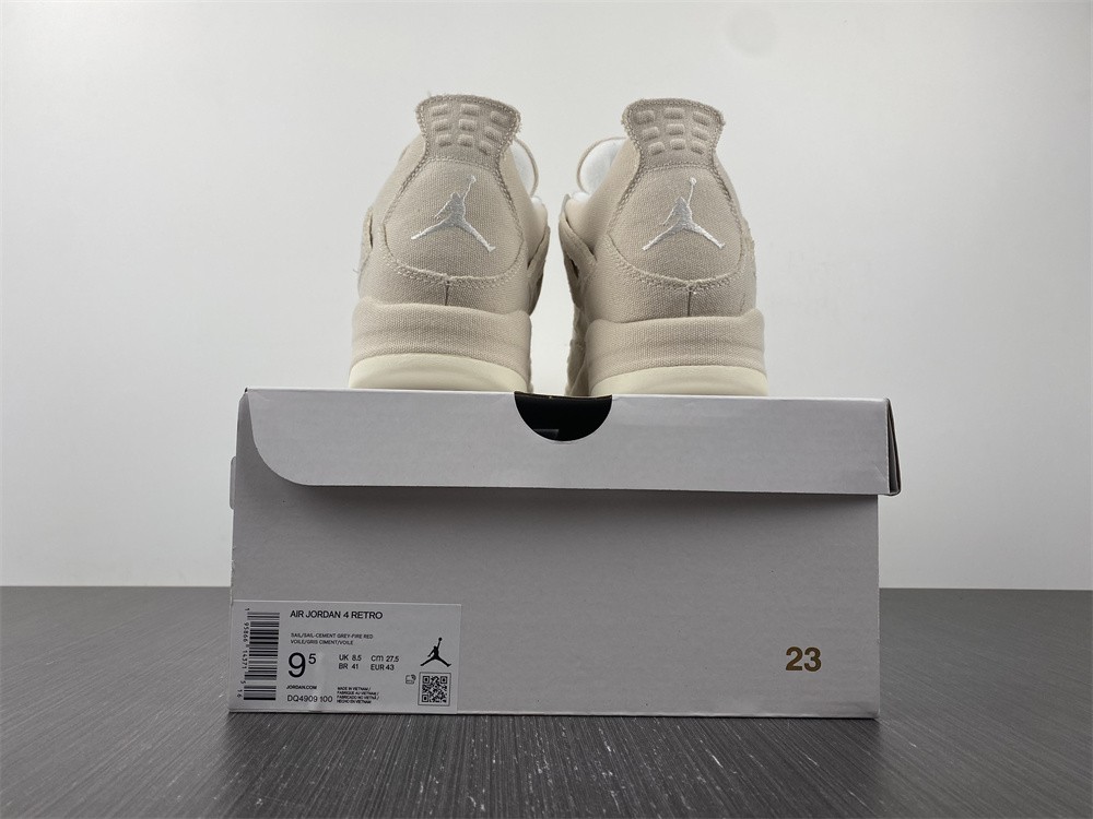 Air Jordan 4 Canvas DQ4909-100