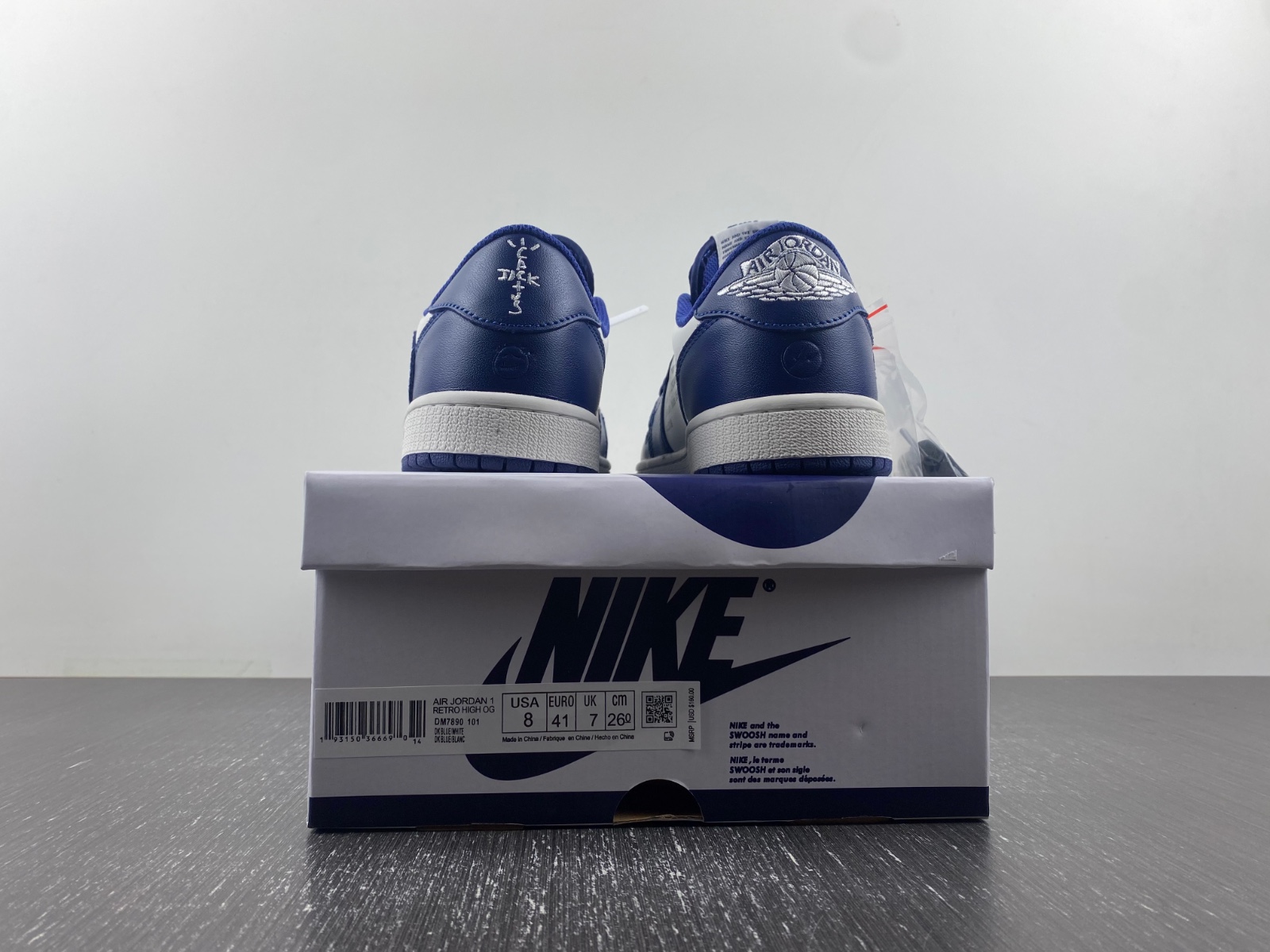 OFF-WHITE x Travis Scott x Air Jordan 1 OW custom