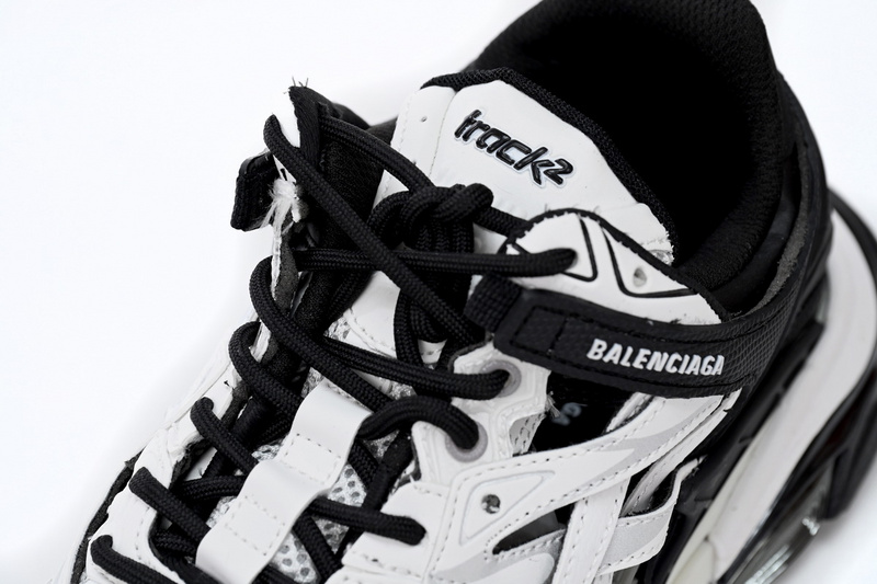 Balenciaga Track 2 Sneaker Black And White 568614 W2GN3 1090