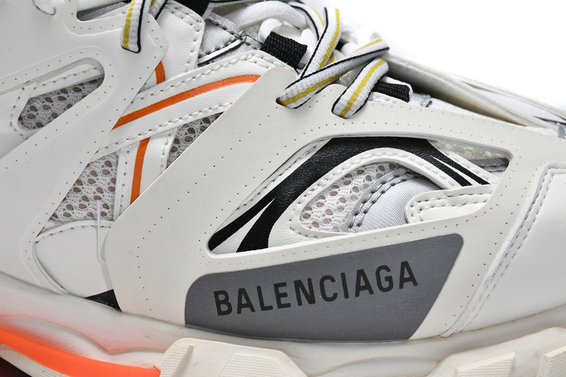 Balenciaga Tess S. White Orange Black 542436 W1GB1 9059