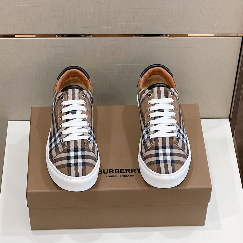 Burberry Vintage Check Cotton Sneakers