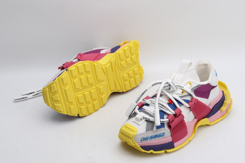 Mixed-material Space sneakers