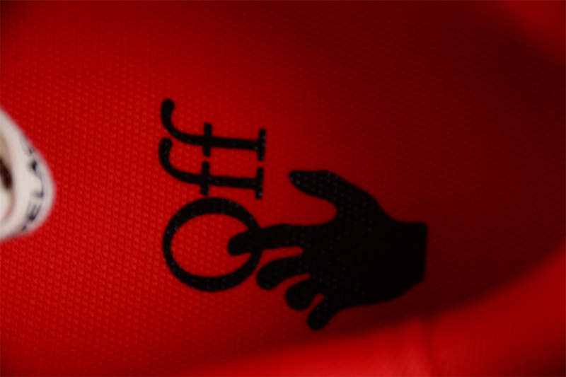 OFF-WHITE Out Of Office leather sneakers