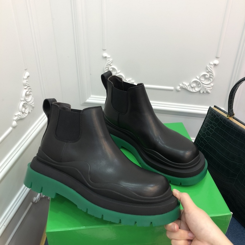 Bottega Veneta Tire Leather Ankle boots
