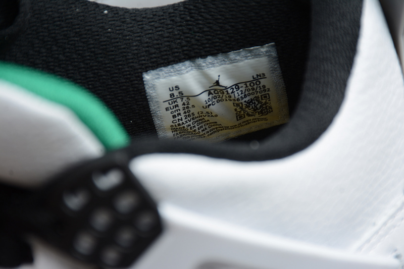 Air Jordan 4 Retro  "Rasta - Lucid Green" - AQ9129 100