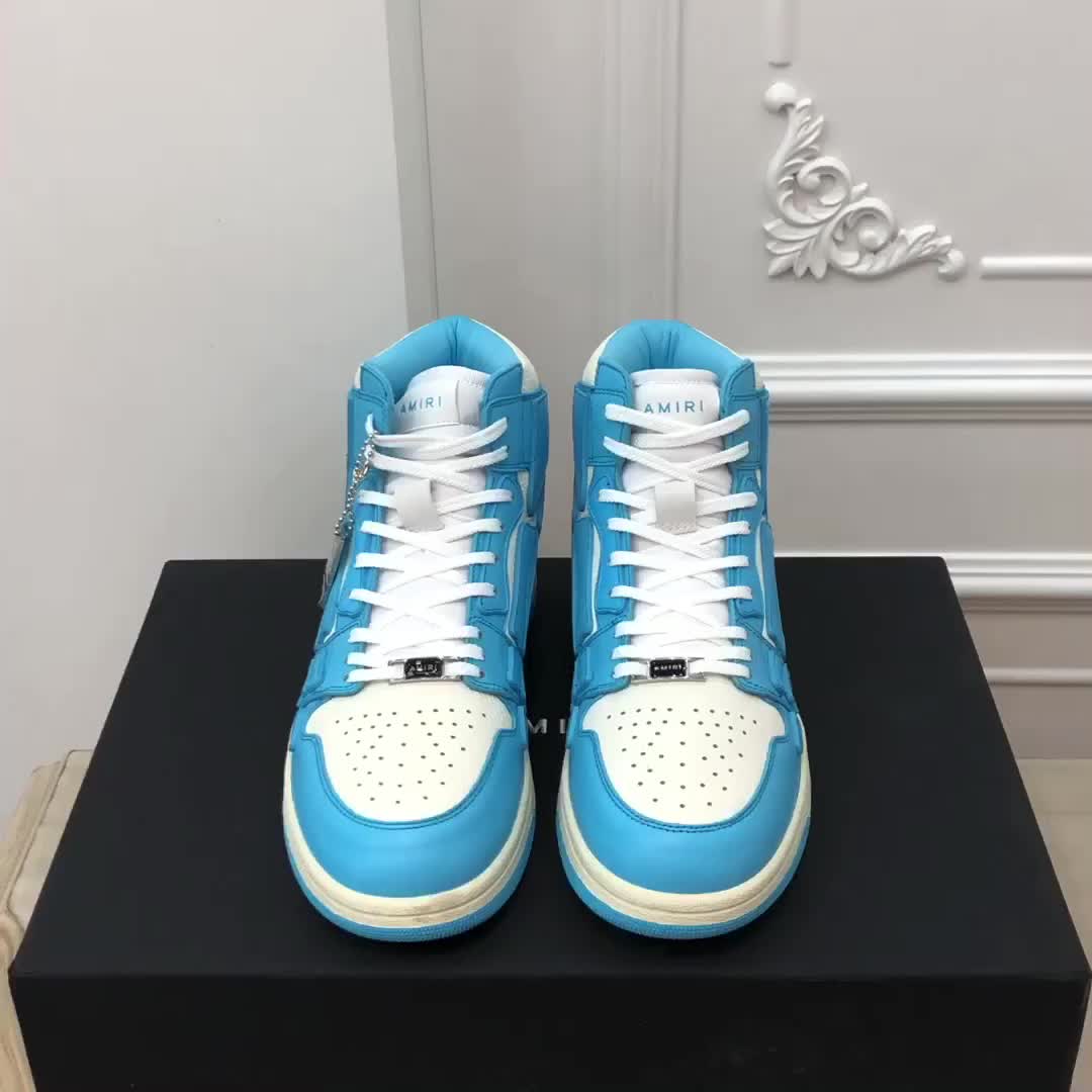 AMIRI* Skel Leather Sneakers