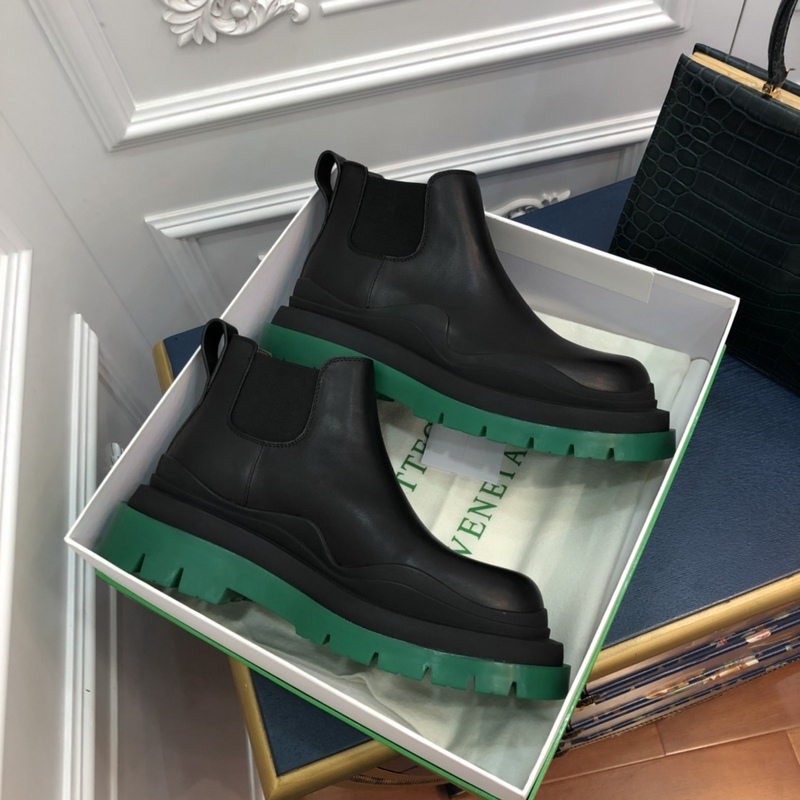 Bottega Veneta Tire Leather Ankle boots
