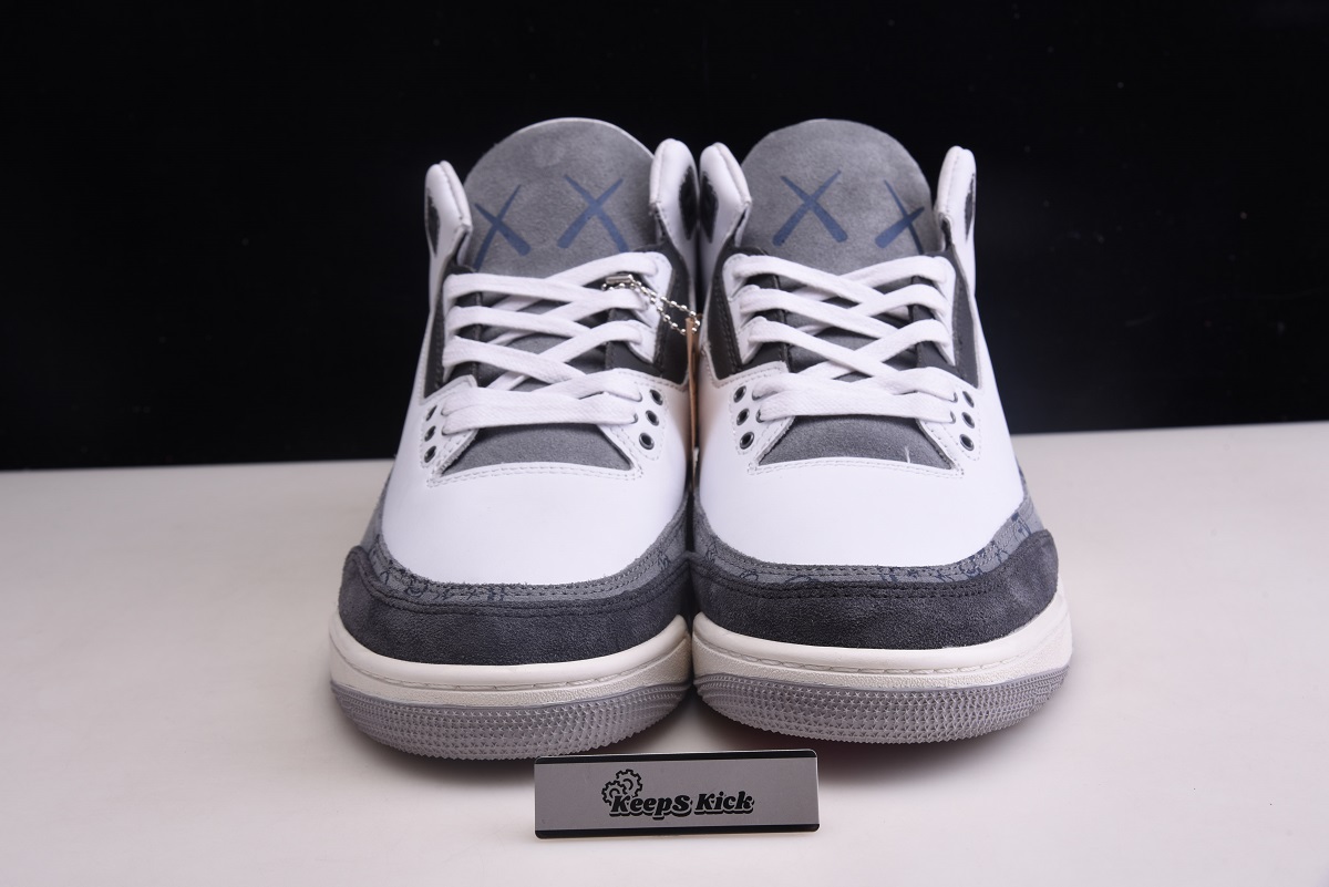 KAWS x Air Jordan 3 Company Grey