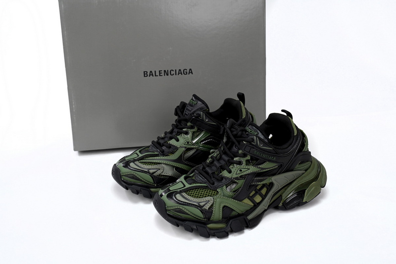 Balenciaga Track 2 Sneaker Military Black  568614 W3AE1 2311