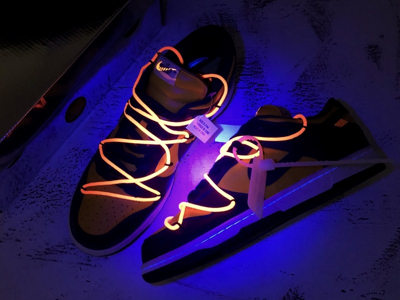 Off White Nike Dunk Low University Gold Midnight Navy CT0856-700