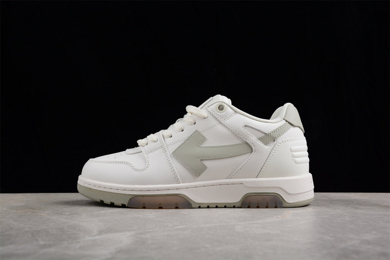 OFF-WHITE Out Of Office leather sneakers