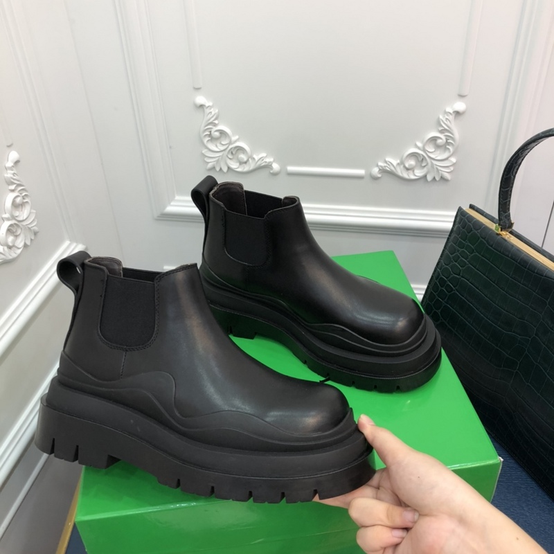 Bottega Veneta Tire Leather Ankle boots