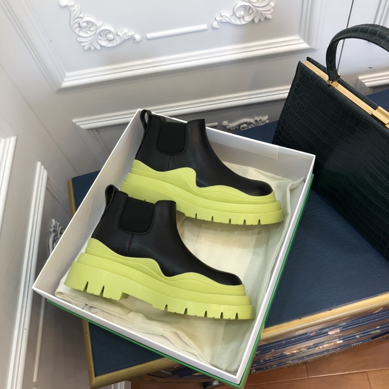 Bottega Veneta Tire Leather Ankle boots