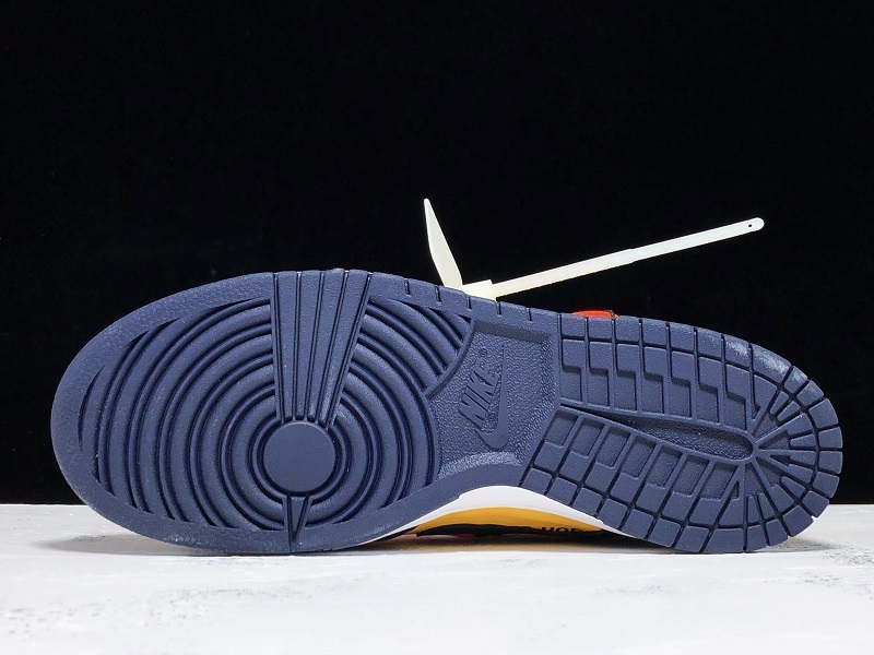Off White Nike Dunk Low University Gold Midnight Navy CT0856-700