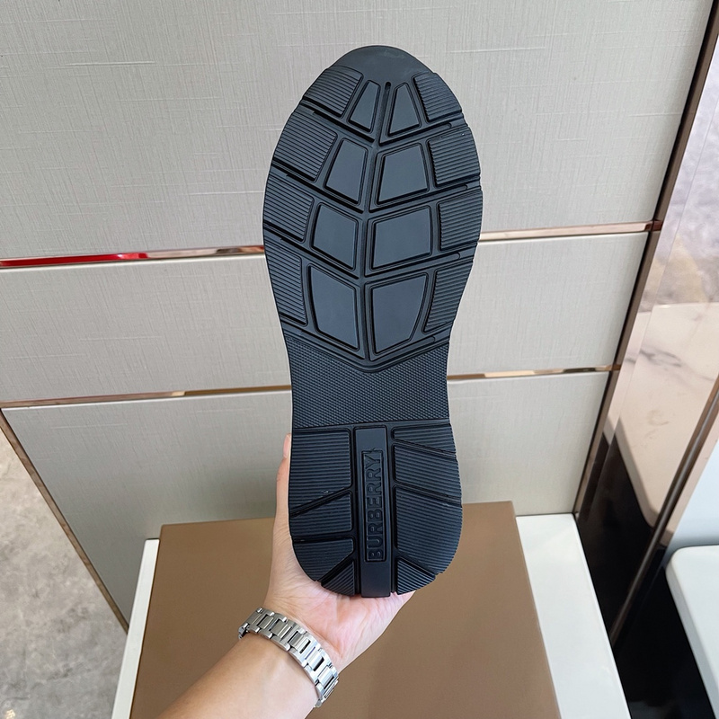 Burberry Vintage Check, Leather and Mesh Sneakers