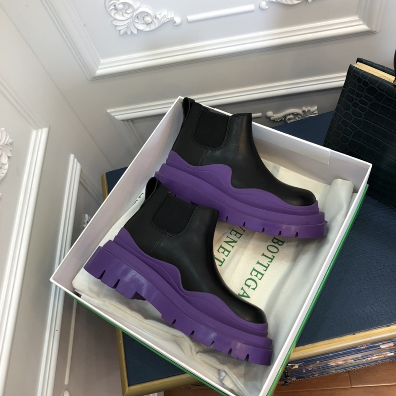 Bottega Veneta Tire Leather Ankle boots