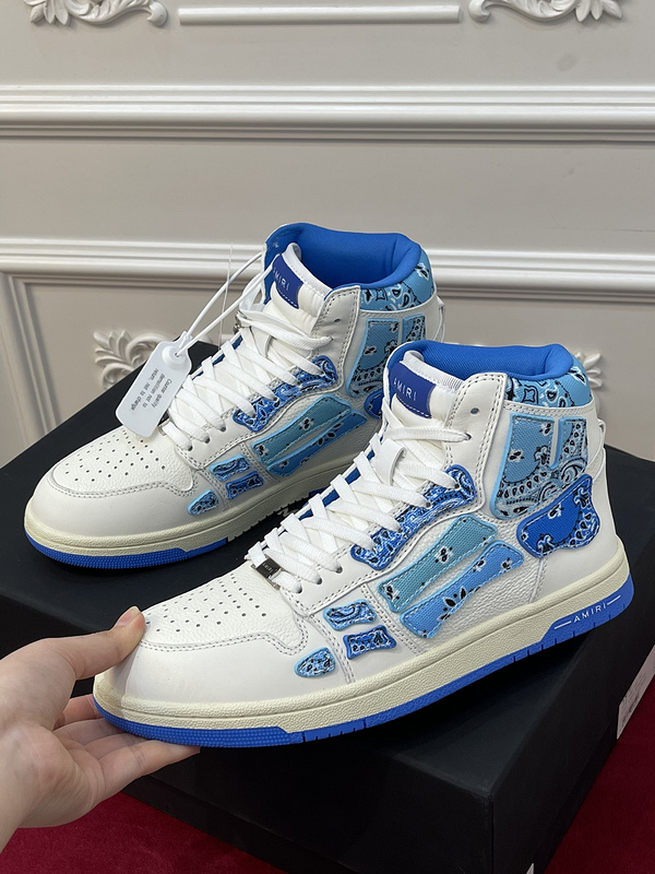 AMIRI* Skel Leather Sneakers